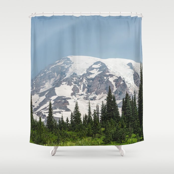 Mount Rainier National Park Shower Curtain Gallery Image 1