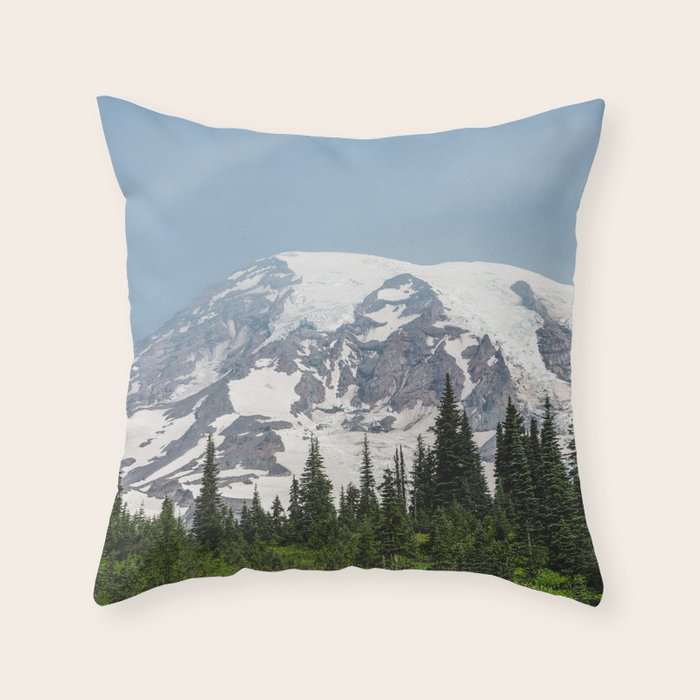 Mount Rainier National Park Throw Pillow Gallery Image 6
