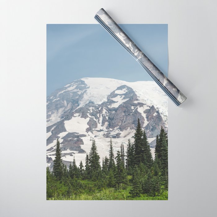 Mount Rainier National Park Wrapping Paper Gallery Image 1