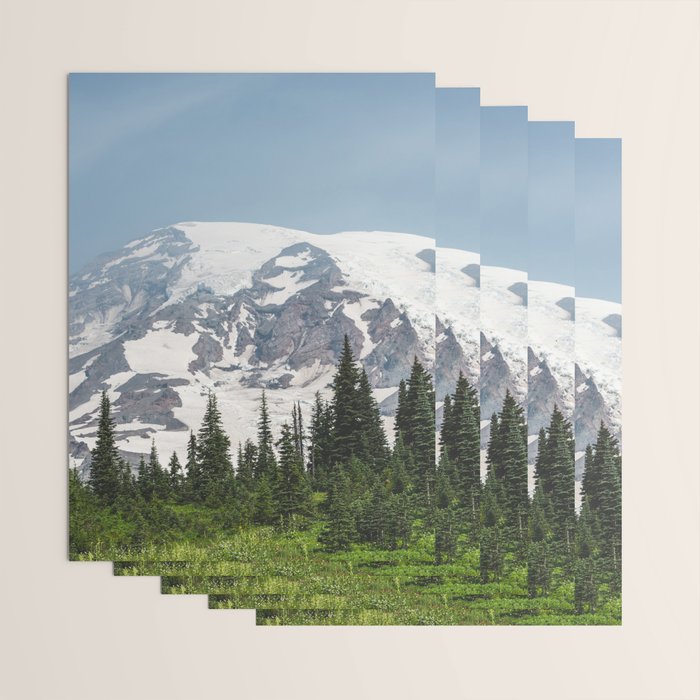 Mount Rainier National Park Wrapping Paper Gallery Image 3