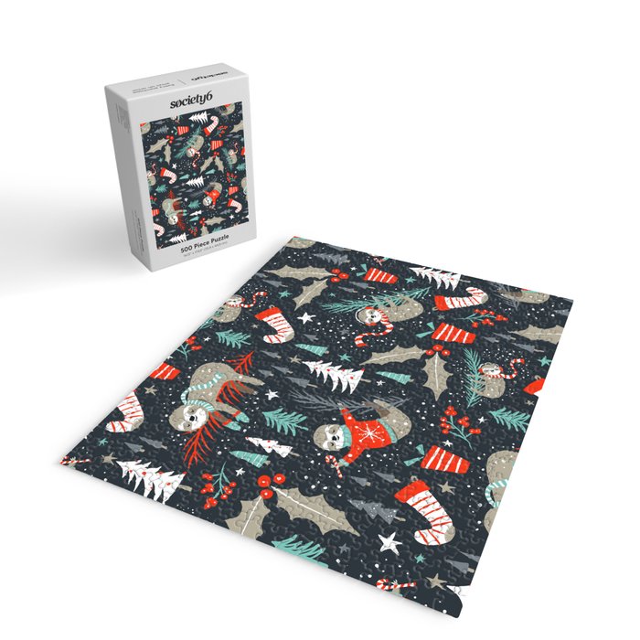 Slothy Holidays Jigsaw Puzzle Gallery Image 2
