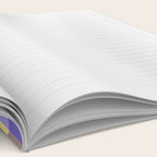 Soft Gingham Check Pattern  Lavender Pale Yellow and Taupe Vintage Notebook Gallery Image 2