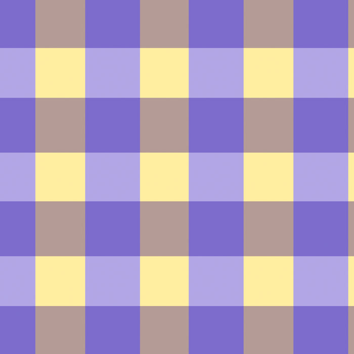 Soft Gingham Check Pattern  Lavender Pale Yellow and Taupe Vintage Coffee Mug Gallery Image 2