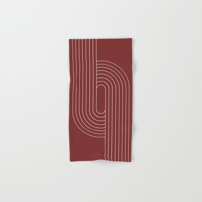 Oval Lines Abstract X Bath Towel Gallery Image 1