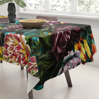 Botanical Multicolor Garden Tablecloth Gallery Image 3