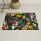 Botanical Multicolor Garden Rug Gallery Image 1