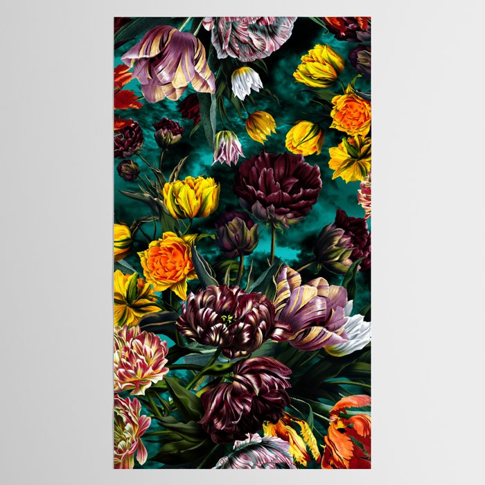 Botanical Multicolor Garden Tablecloth Gallery Image 2