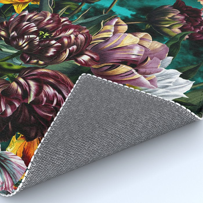 Botanical Multicolor Garden Rug Gallery Image 4
