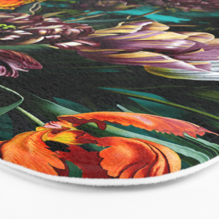 Botanical Multicolor Garden Bath Mat Gallery Image 3