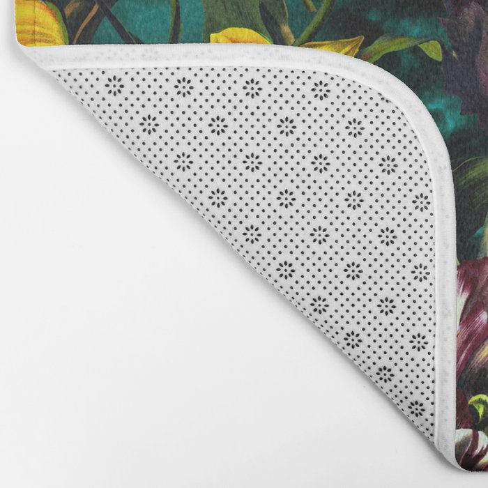 Botanical Multicolor Garden Bath Mat Gallery Image 2