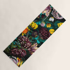 Botanical Multicolor Garden Yoga Mat Gallery Image 1