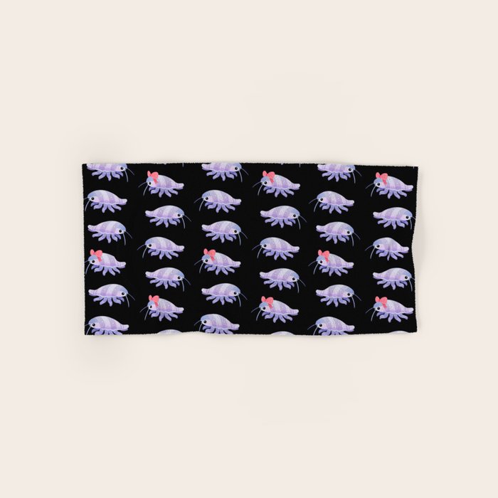 Ribbon giant isopod Bath Towel Gallery Image 1