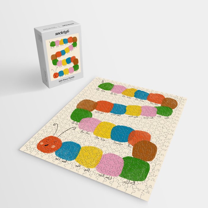 Pom Pom Caterpillar Jigsaw Puzzle Gallery Image 2