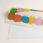 Pom Pom Caterpillar Wrapping Paper Gallery Image 2