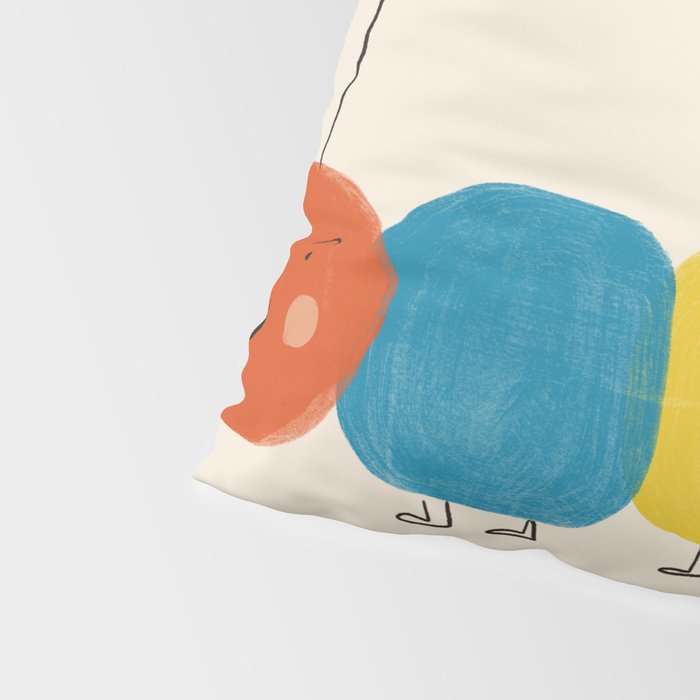 Pom Pom Caterpillar Pillow Sham Gallery Image 4