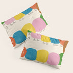 Pom Pom Caterpillar Pillow Sham Gallery Image 3