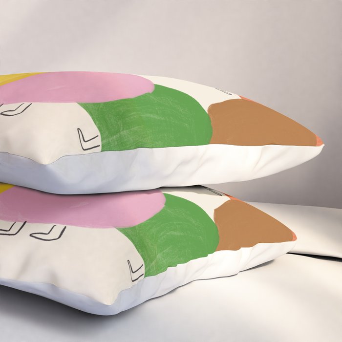 Pom Pom Caterpillar Pillow Sham Gallery Image 3