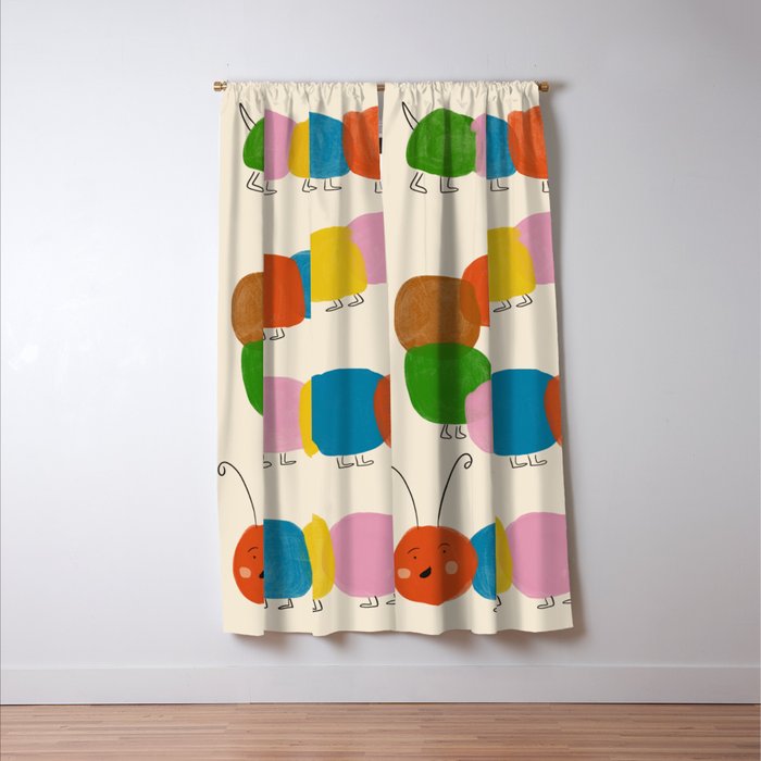 Pom Pom Caterpillar Window Curtain Gallery Image 3