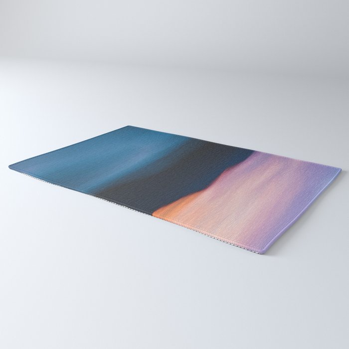 Mountain Sunset Abstract Rug Gallery Image 3