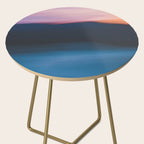 Mountain Sunset Abstract Side Table Gallery Image 2