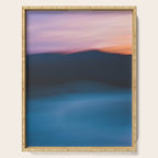 Mountain Sunset Abstract Serving Tray Gallery Image 1