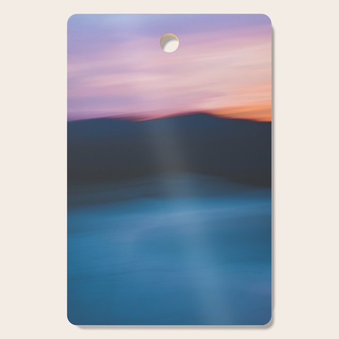 Mountain Sunset Abstract Cutting Board Gallery Image 1
