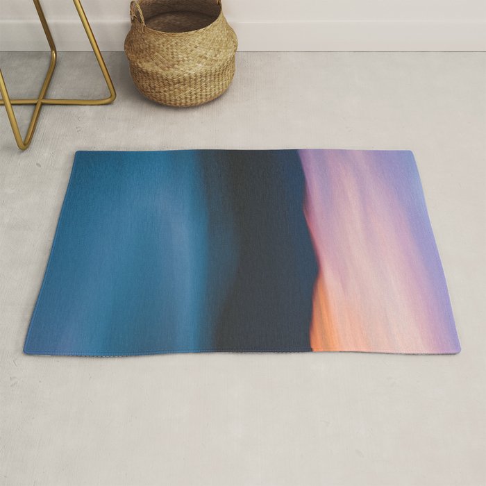 Mountain Sunset Abstract Rug Gallery Image 1