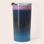 Mountain Sunset Abstract Travel Mug Gallery Image 3