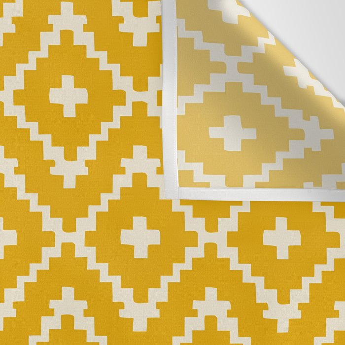 Radiance of the Yellow Zellige Wall Tapestry Gallery Image 3