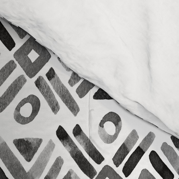 Sonoran Stripe - Black&White Comforter Gallery Image 4