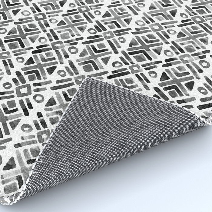 Sonoran Stripe - Black&White Rug Gallery Image 4