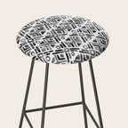 Sonoran Stripe - Black&White Stool Gallery Image 2