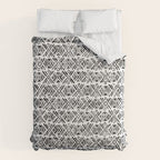 Sonoran Stripe - Black&White Duvet Cover Gallery Image 6
