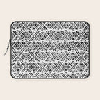 Sonoran Stripe - Black&White Laptop Sleeve Gallery Image 1