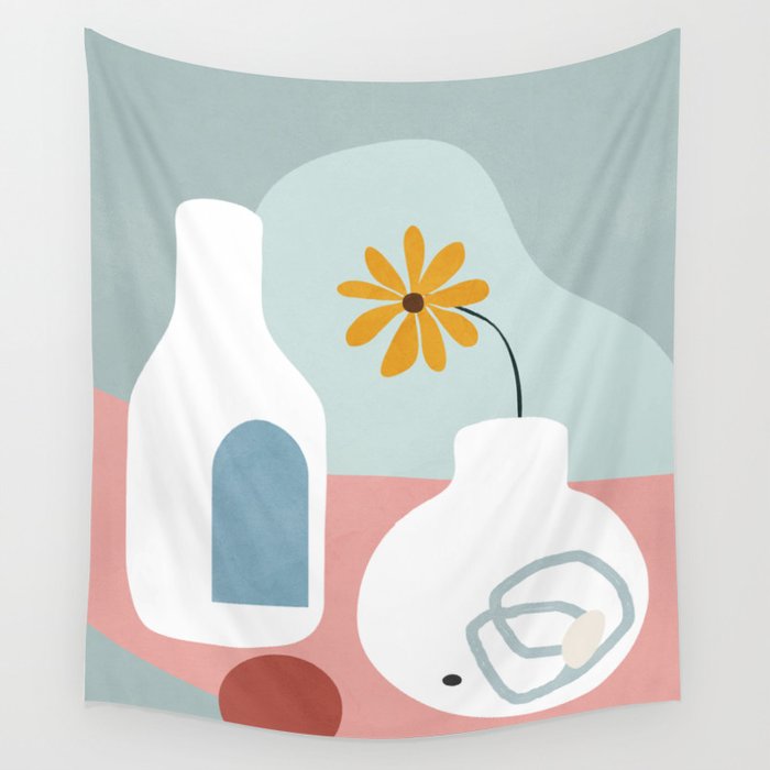 Little Flower 02 Wall Tapestry Gallery Image 4