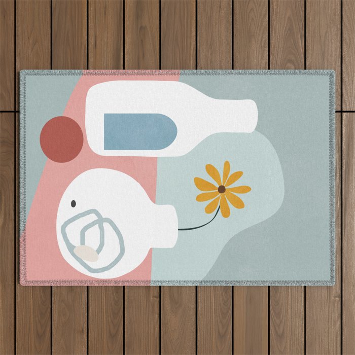 Little Flower 02 Outdoor Rug Gallery Image 1