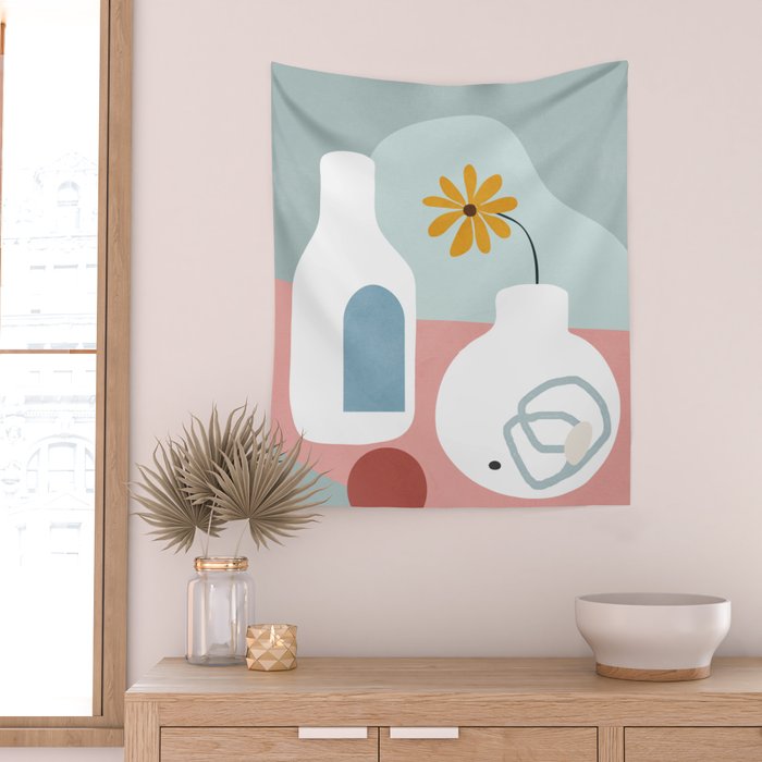 Little Flower 02 Wall Tapestry Gallery Image 2