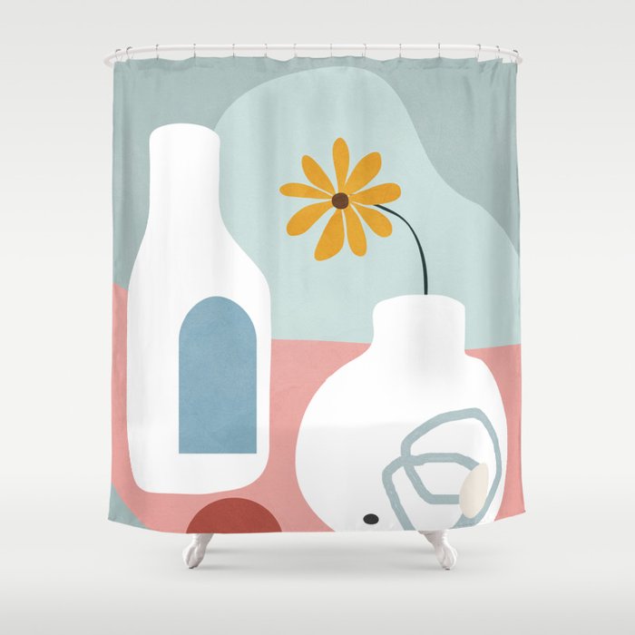 Little Flower 02 Shower Curtain Gallery Image 1