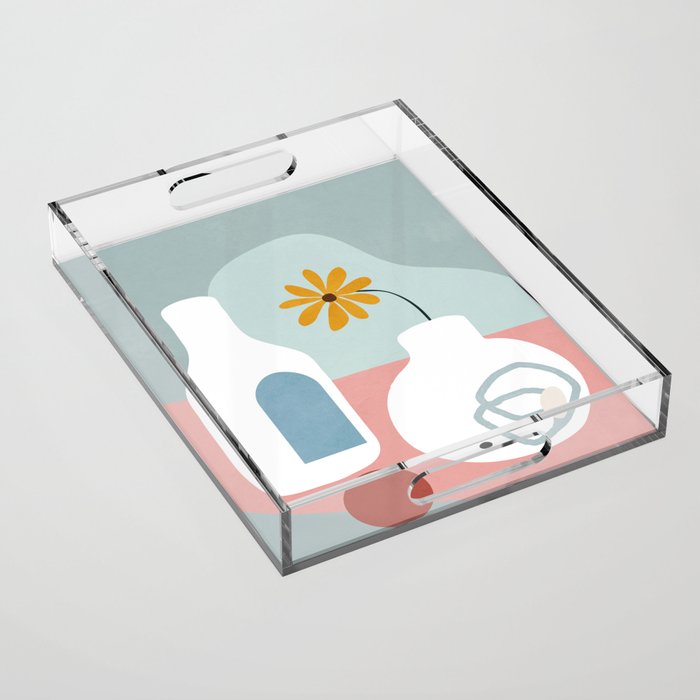 Little Flower 02 Acrylic Tray Gallery Image 1