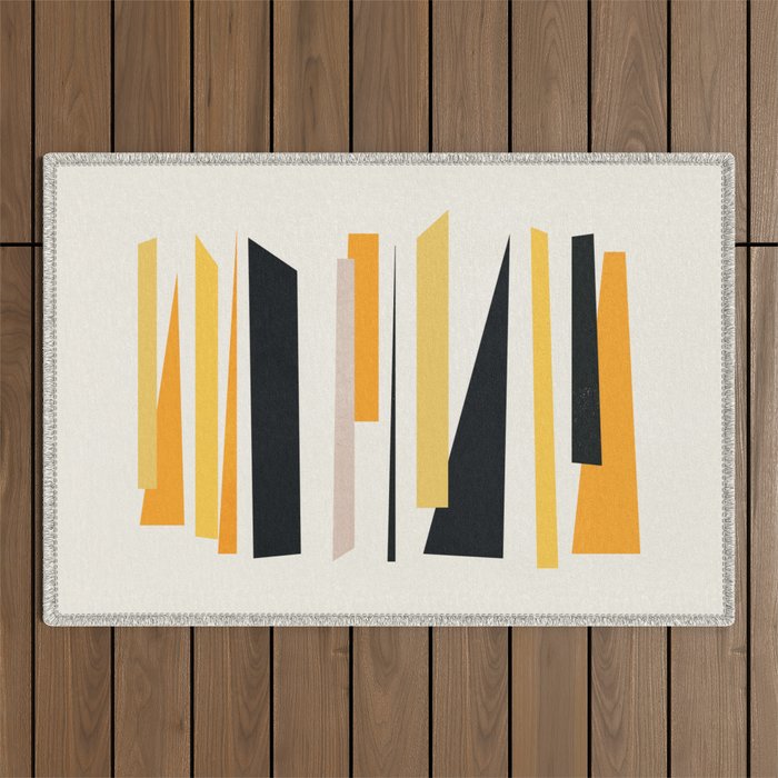 Abstract Minimal Shapes 97 Outdoor Rug Gallery Image 1