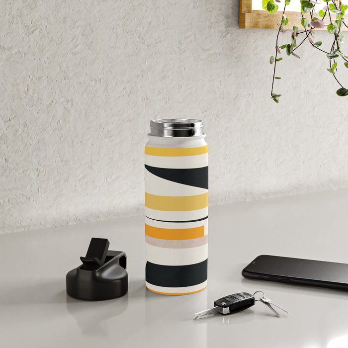 Abstract Minimal Shapes 97 Water Bottle Gallery Image 4