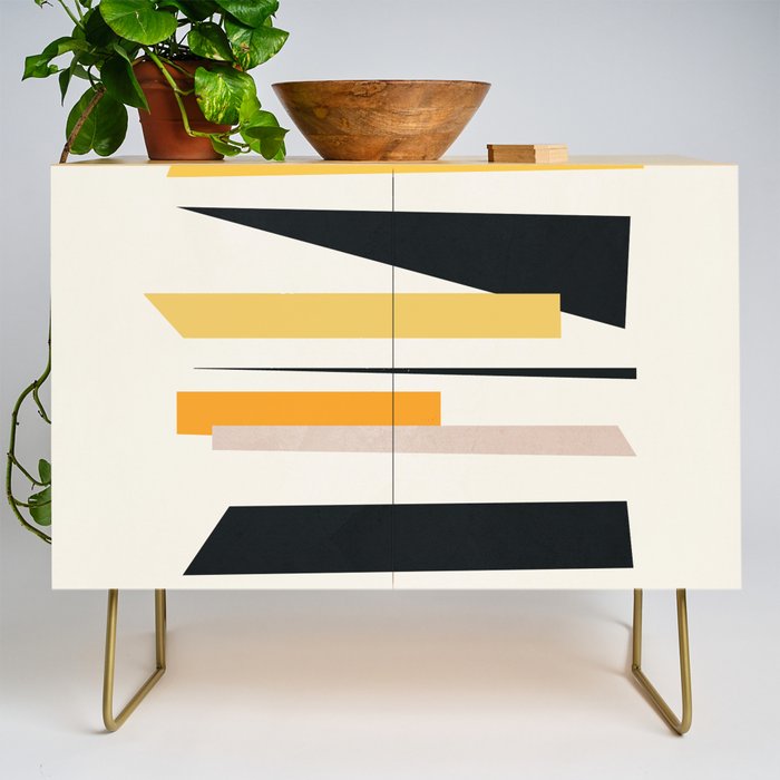 Abstract Minimal Shapes 97 Credenza Gallery Image 1