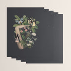 Minimal Collage/ Hand, Plants and Butterflies 5 Wrapping Paper Gallery Image 3