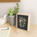 Minimal Collage/ Hand, Plants and Butterflies 5 Mini Art Print Gallery Image 2