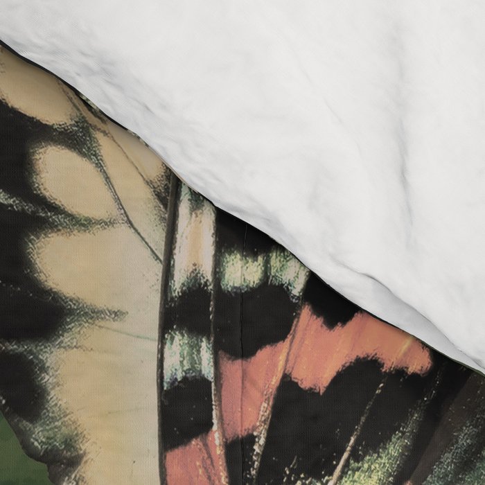 Minimal Collage/ Hand, Plants and Butterflies 5 Comforter Gallery Image 4
