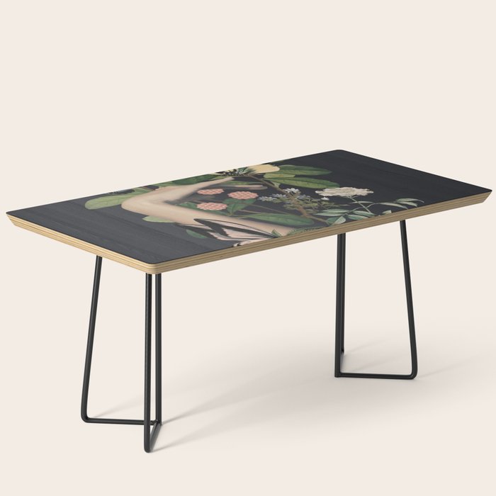 Minimal Collage/ Hand, Plants and Butterflies 5 Coffee Table Gallery Image 1