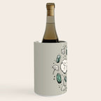 Triceratops Rocks! | Aquamarine | Dinosaur Skull Fossil Art Wine Chiller Gallery Image 2