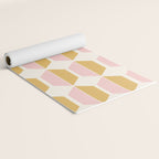Zola Pattern Shapes - Sunrise Pink and Orange Yoga Mat Gallery Image 2