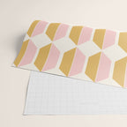 Zola Pattern Shapes - Sunrise Pink and Orange Wrapping Paper Gallery Image 2