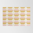 Zola Pattern Shapes - Sunrise Pink and Orange Rug Gallery Image 2